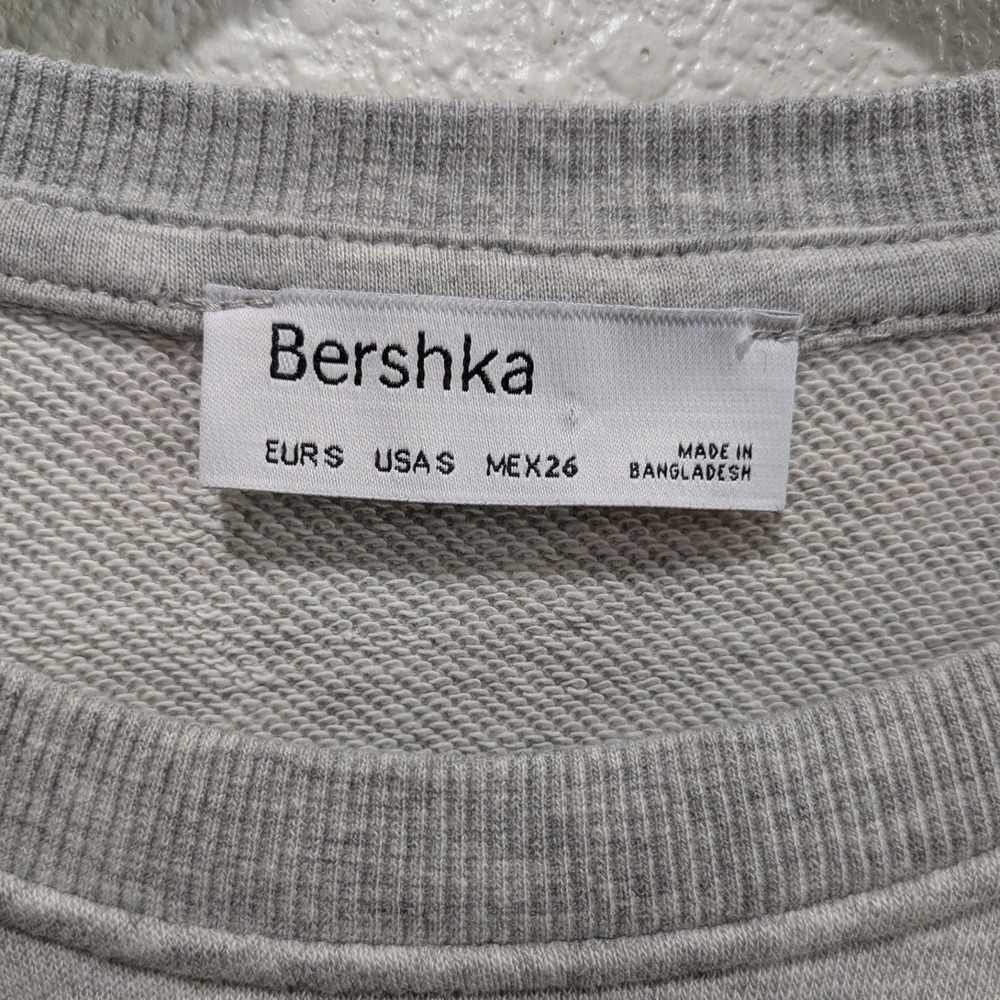 Bershka Womens Crop‎ Sweatshirt Small San Francisco Graphic Y2K Coastal Casual - Picture 4 of 9